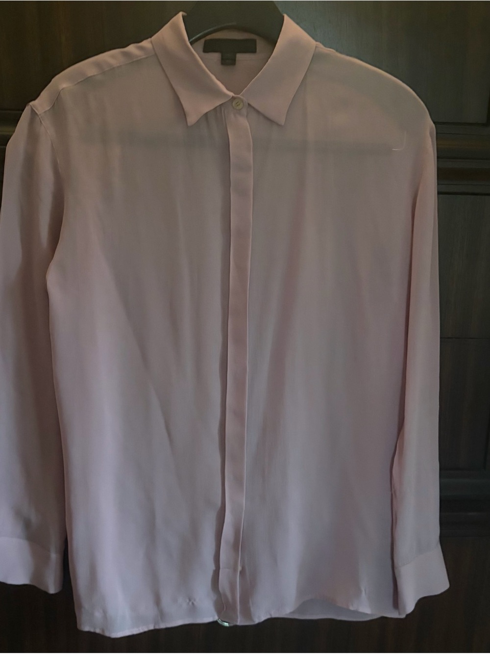 BURBERRY light silk pink shirt